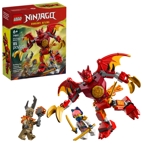 LEGO® | NINJAGO: Kai's Dragon Mech Battle Pack (71851)