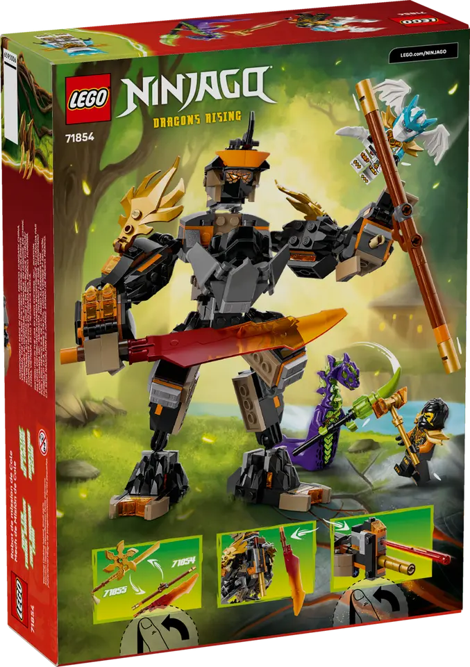 LEGO® | NINJAGO: Cole's Mission Mech & Dragon Zane (71854)