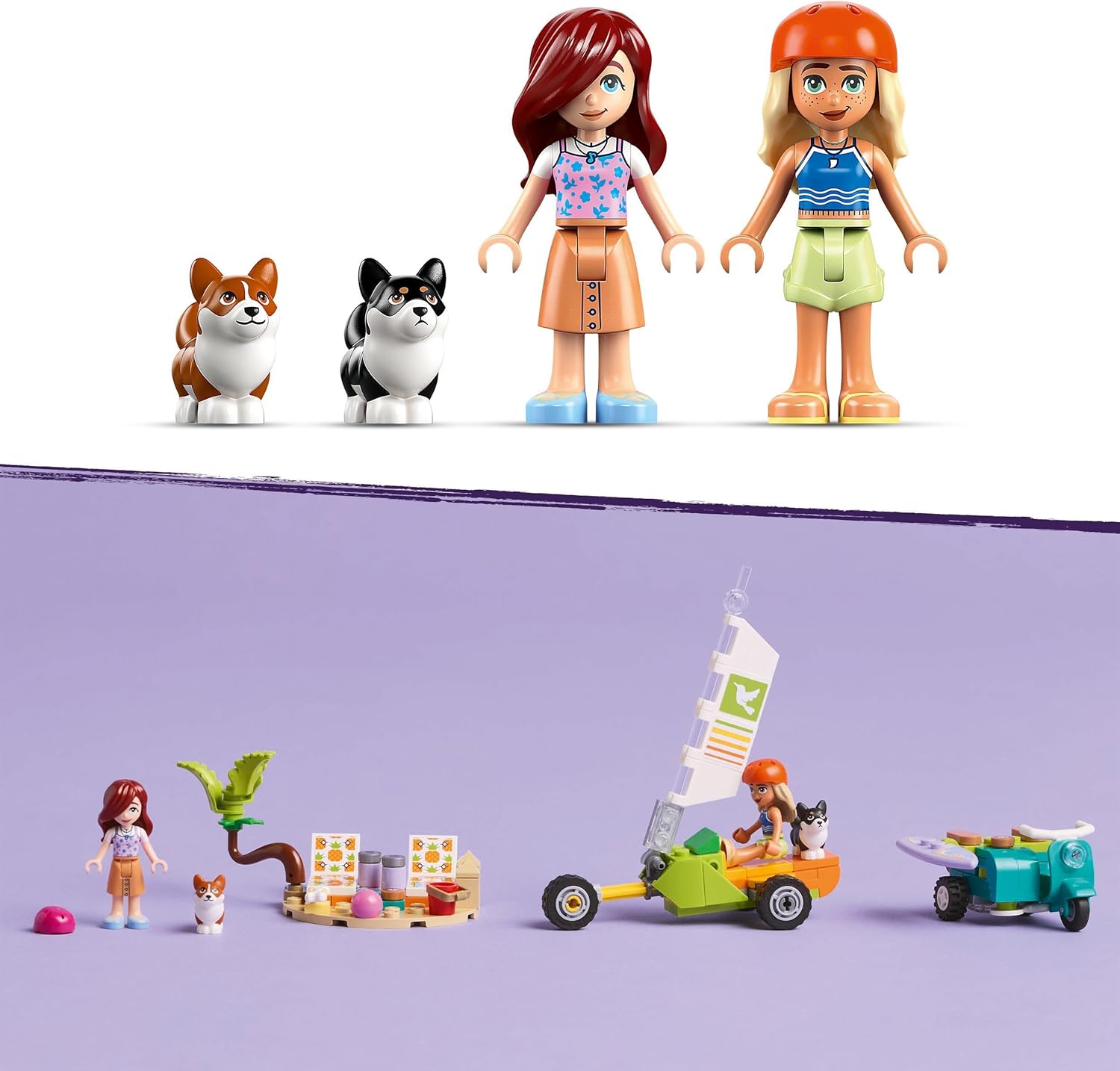 LEGO® | Friends: Surfing Dogs and Scooter Adventure (42641)