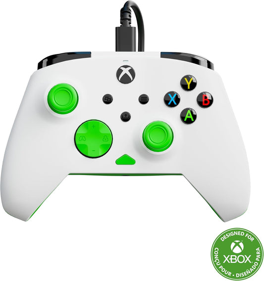 Turtle Beach Rematch Controller, White/Green | Xbox Series X