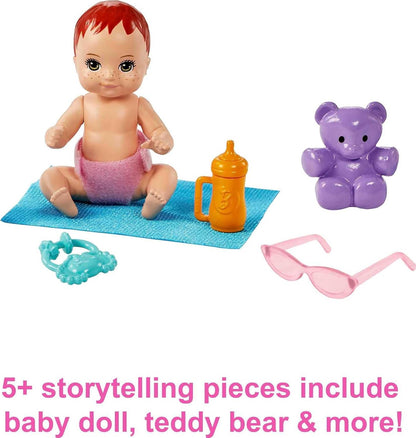 Barbie Skipper Babysitters Brunette Doll & Playset
