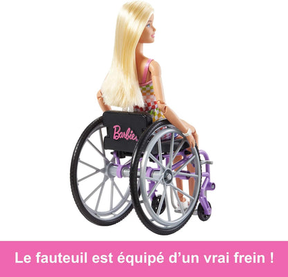 Barbie Wheelchair Doll Blonde