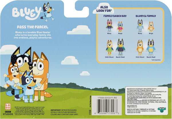 Bluey S9 Figure 4pk Pass the Parcel