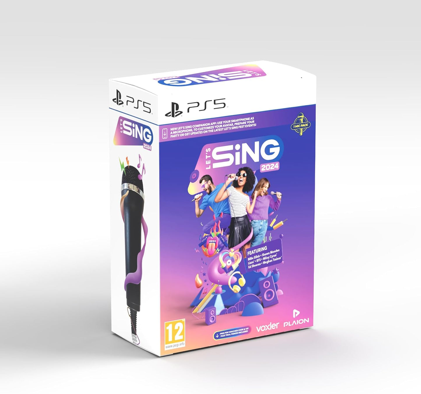 Let's Sing 2024 - Single Mic Bundle (PlayStation 5)
