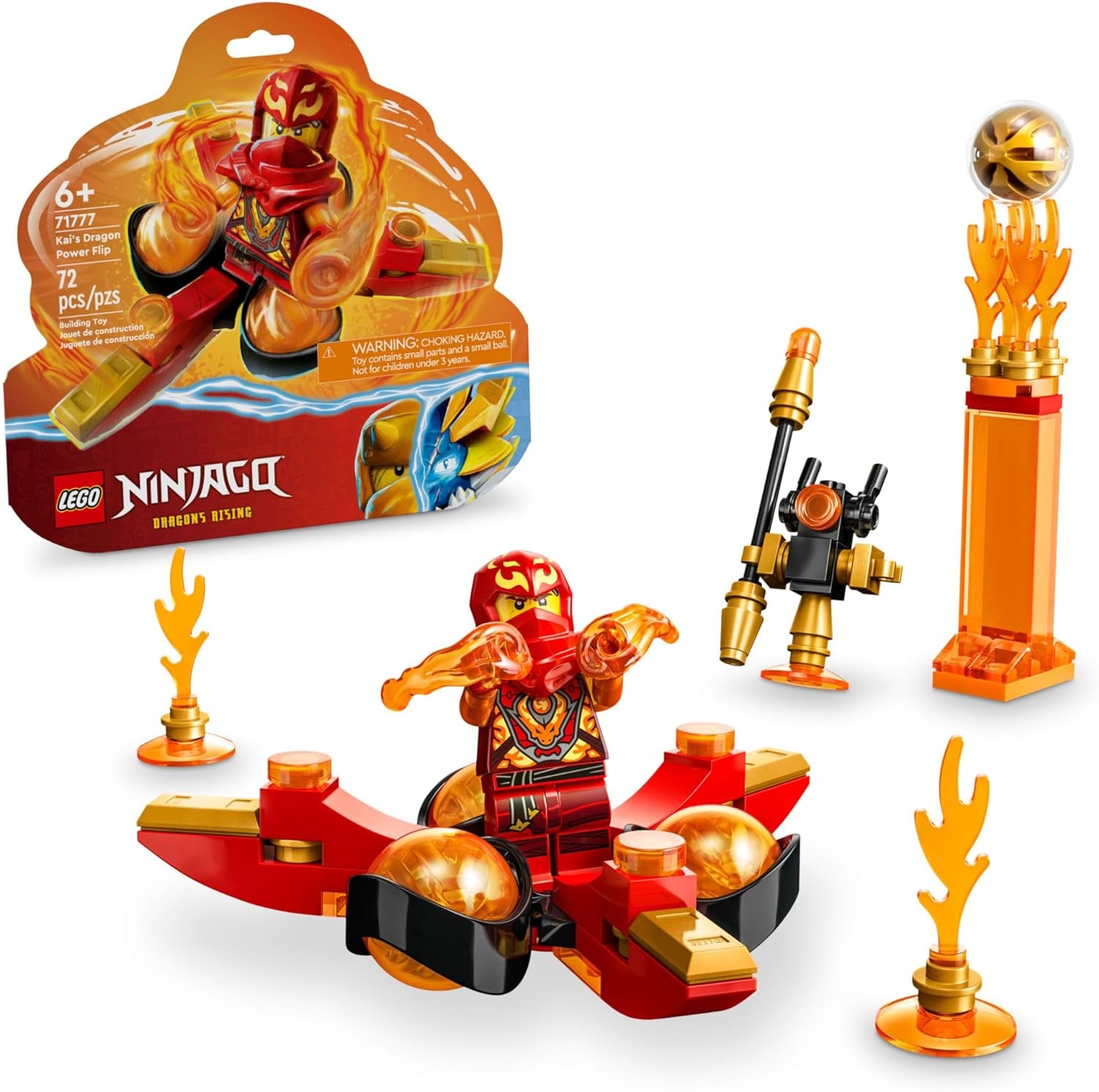 LEGO® | Ninjago: Kai's Dragon Power Spinjitzu (71777)