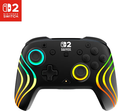PDP Afterglow Wave Wireless Controller - Black (Nintendo Switch 2)