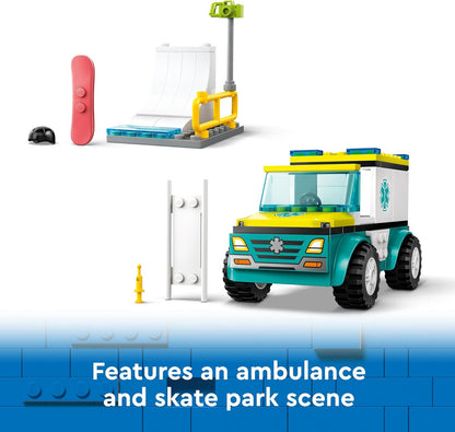 LEGO® | City: Emergency Ambulance and Snowboarder (60403)