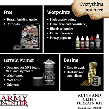 The Army Painter - GameMaster - Ruins & Cliffs Terrain Kit