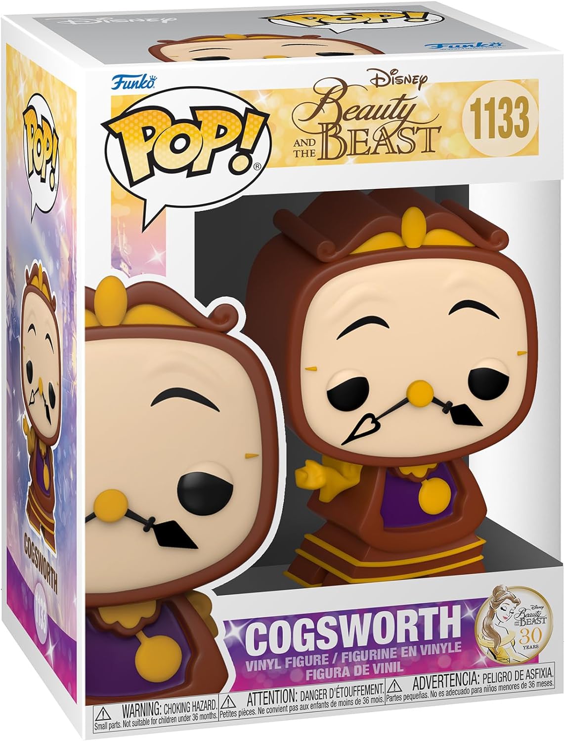 Funko POP: Beauty & The Beast Cogsworth 1133