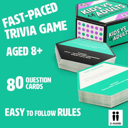 Kids vs Adults: Family Card Game