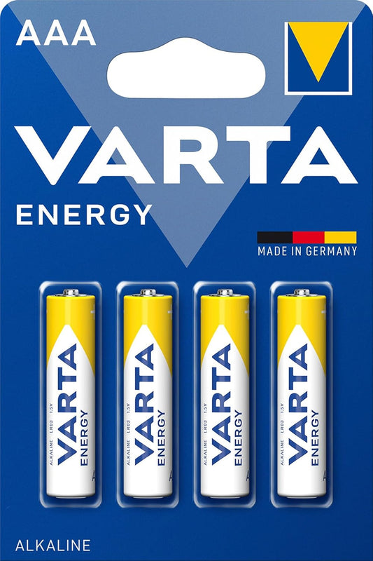 Varta Energy Alkaline AAA Batteries LR03 (Blister Pack)