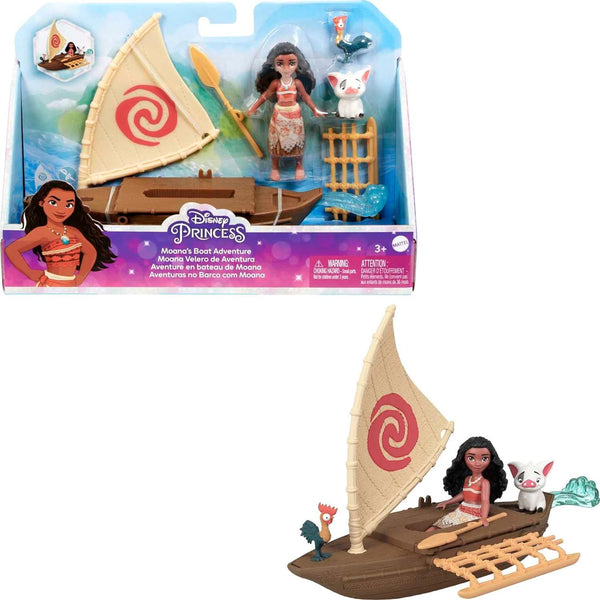 Disney Princess Small Doll Moana & Boat