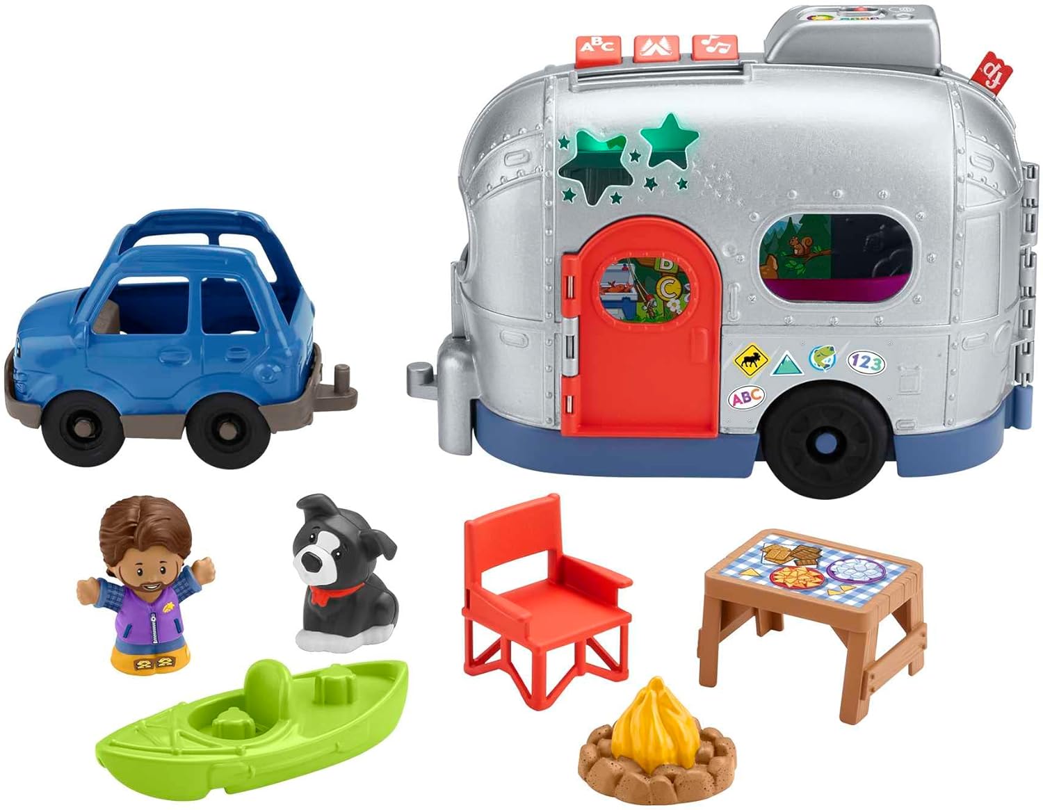 Fisher Price Little People Light-Up Learning Camper