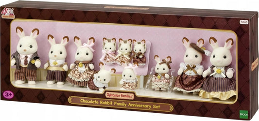 Sylvanian Families Chocolate Rabbit Family Anniversary