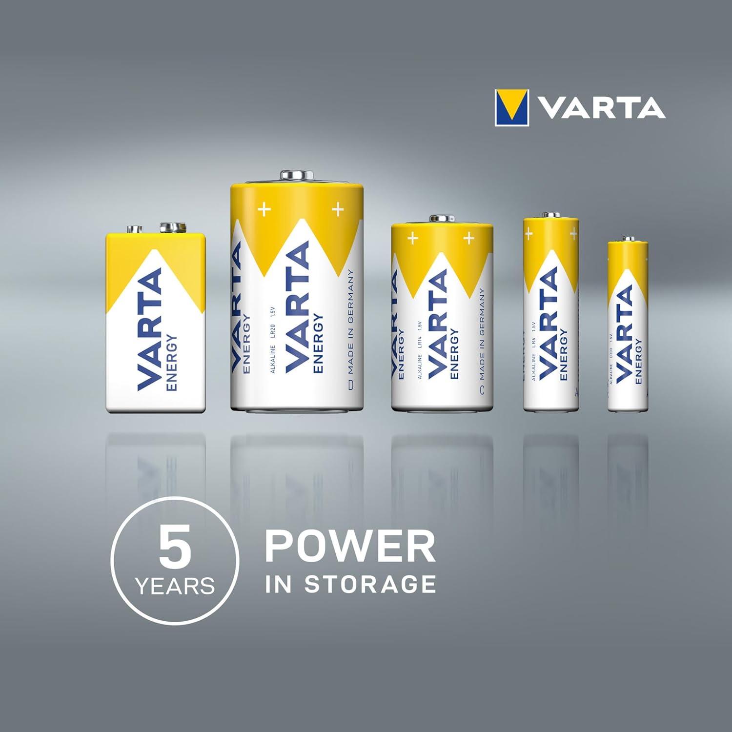 Varta Energy Alkaline AAA Batteries LR03 (Blister Pack)