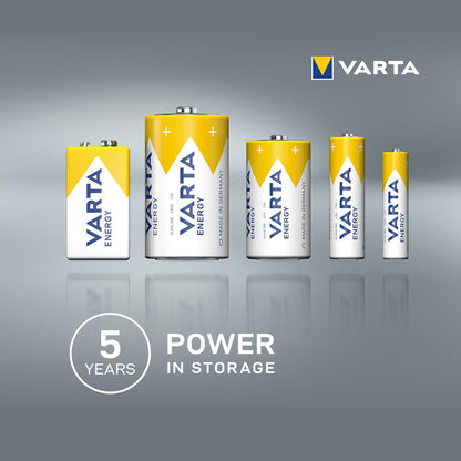Varta Energy Alkaline AAA Batteries LR03 (Blister Pack)
