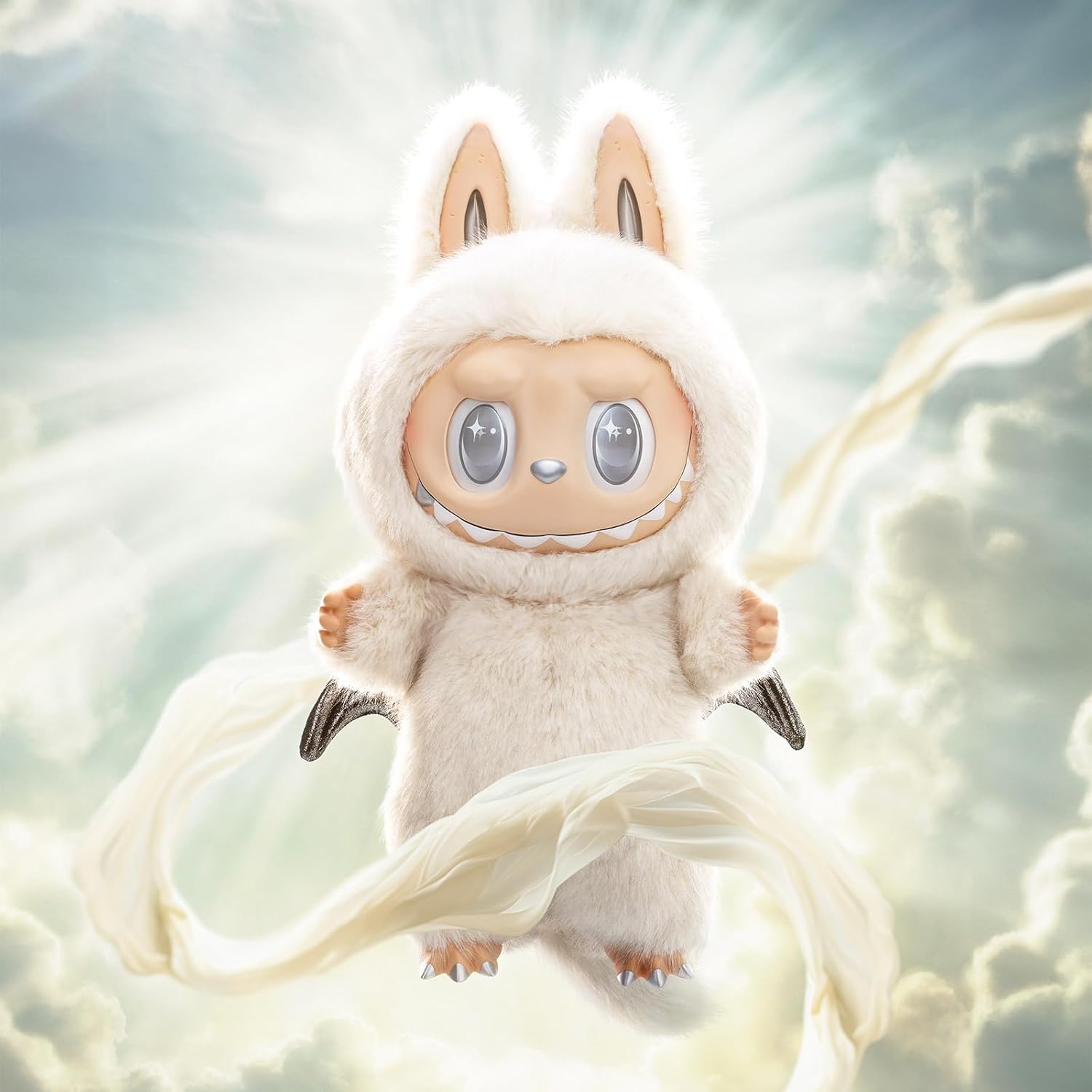 Labubu Monsters Zimomo Angel In Clouds