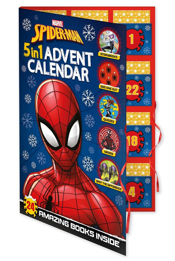 Marvel Spider-Man: 5-in-1 Advent Calendar Books