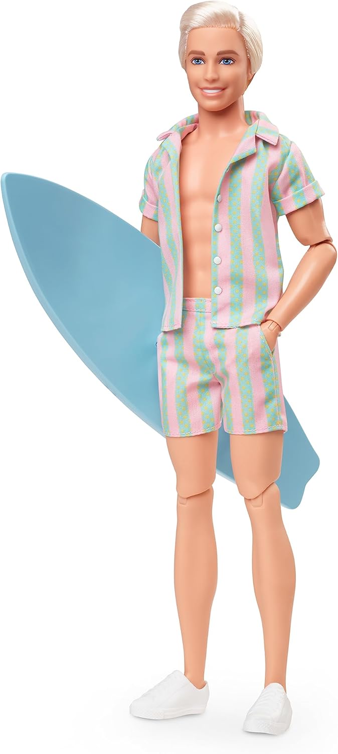 Barbie Movie Ken Pastel Stripes Beach Set