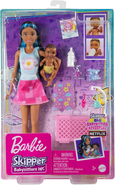 Barbie Skipper Babysitters Dark Hair