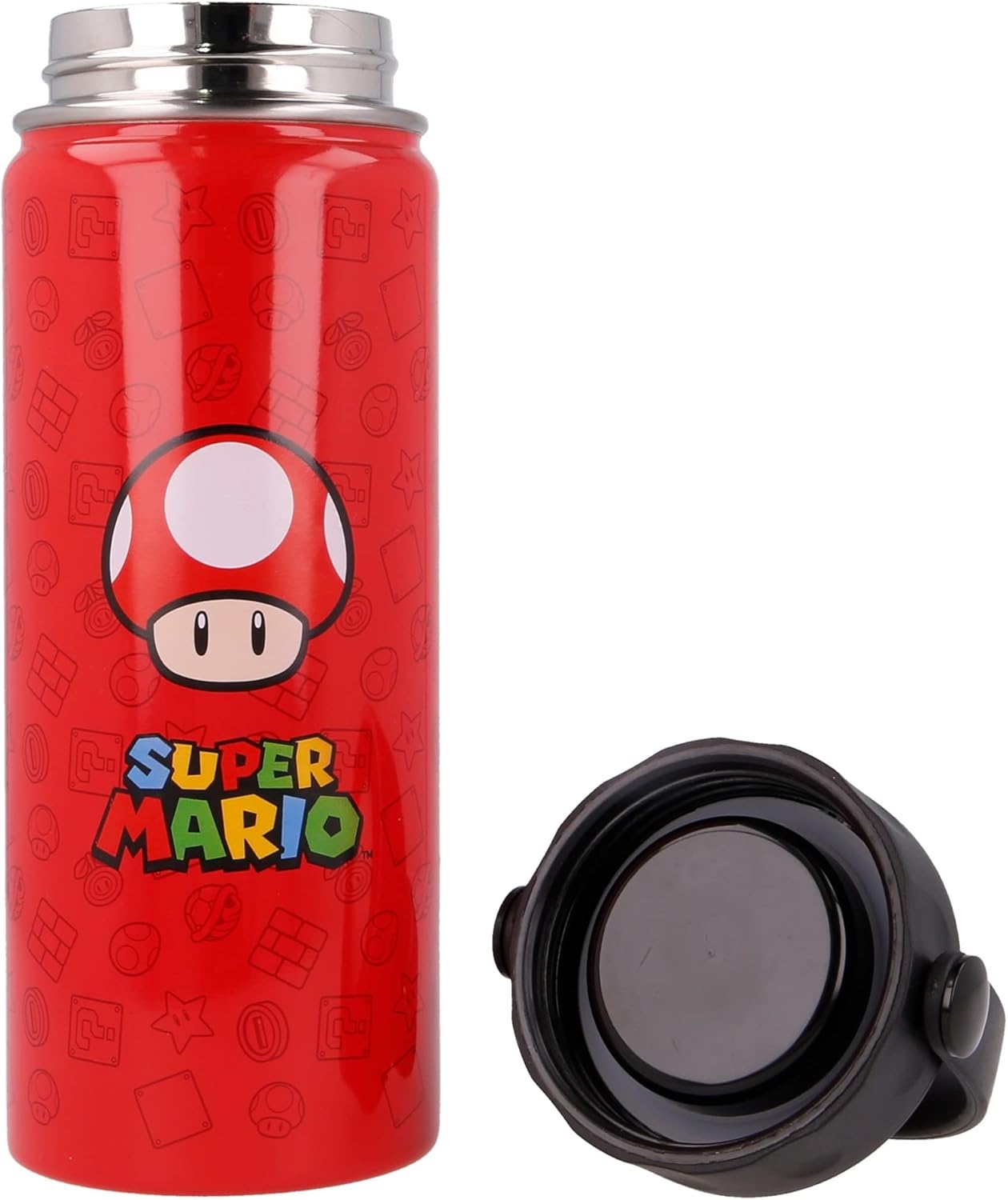 NINTENDO SUPER MARIO BROS STAINLESS STEEL BOTTLE 530ML