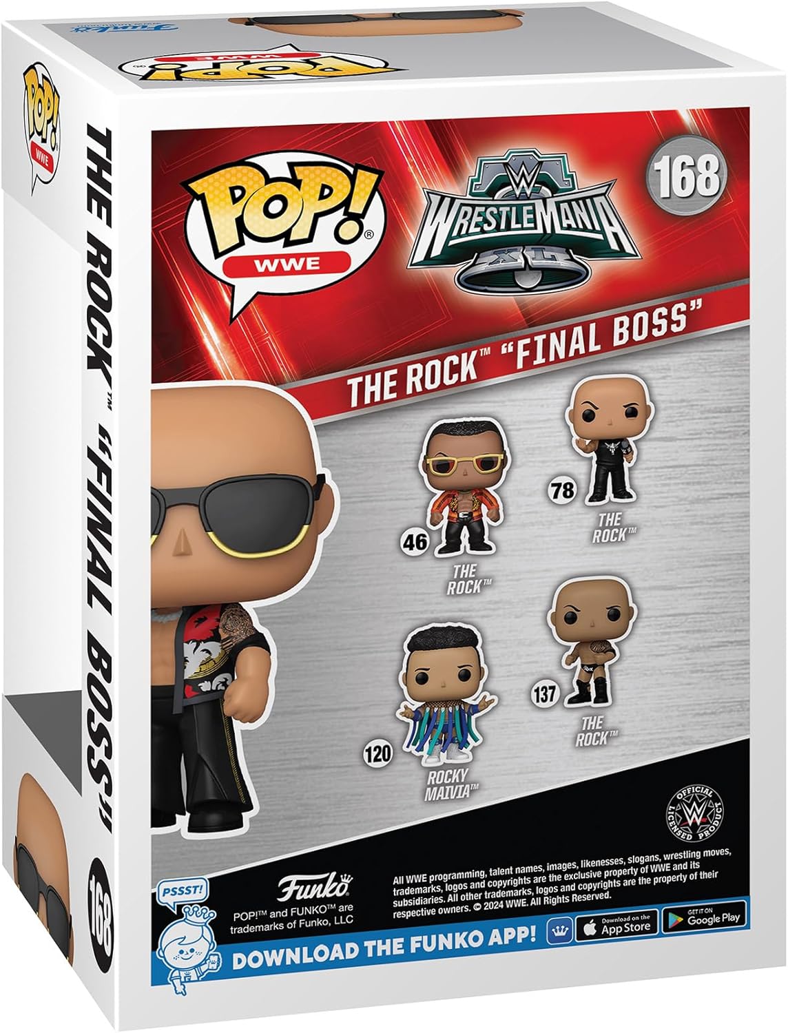 Funko POP!: WWE: The Rock - Final Boss (WrestleMania 40)