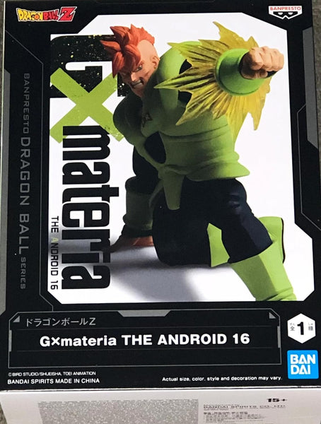 Banpresto Figure Dragon Ball Gxmateria Android 16