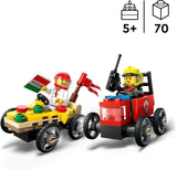 LEGO® | City: Pizza vs. Fire Truck Race Car Pack (60458)