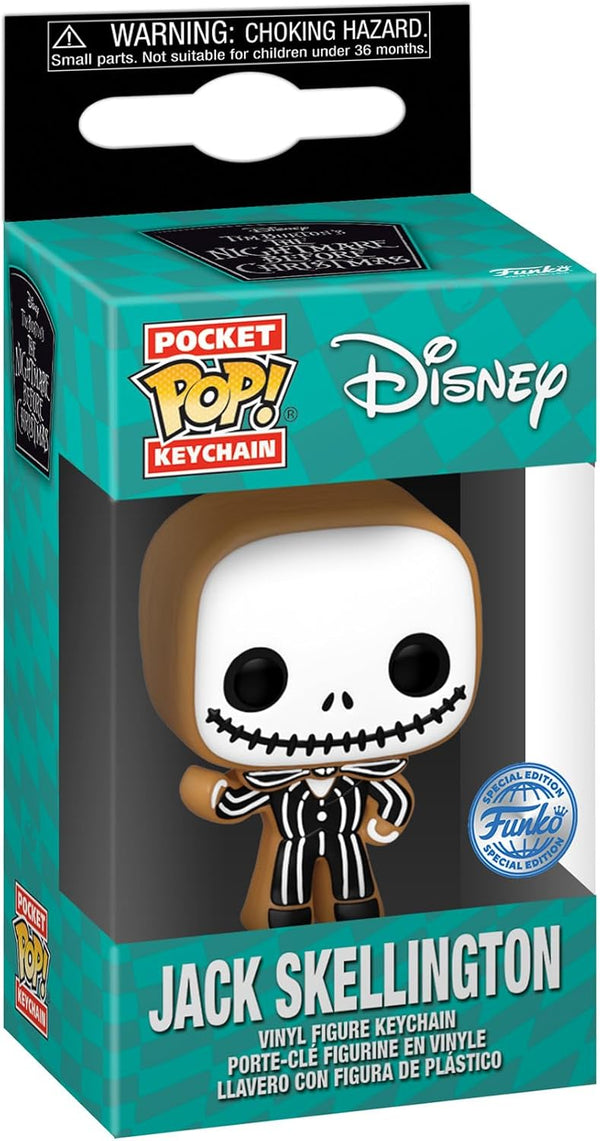 FUNKO POP! : NBC - JACK SKELLINGTON GINGERBREAD POCKET KEYCHAIN