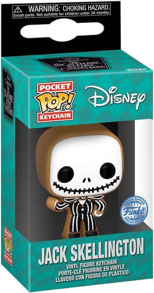 FUNKO POP! : NBC - JACK SKELLINGTON GINGERBREAD POCKET KEYCHAIN