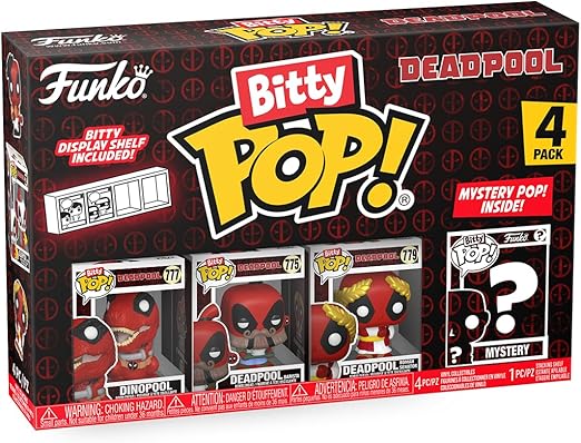 Funko Bitty POP: Deadpool - Dinopool 4 Pack