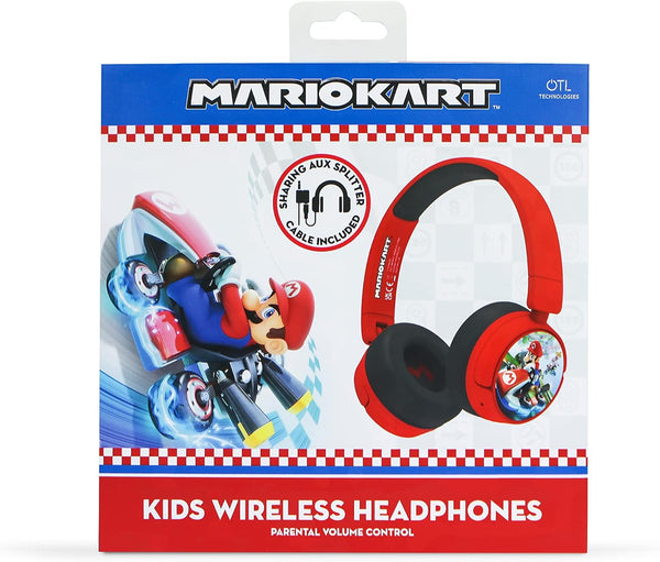 OTL Bluetooth Wireless Junior Mario Kart Headphones