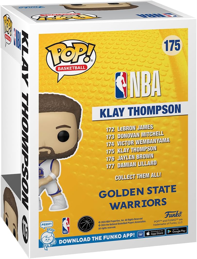 Funko POP: NBA Golden State Warriors Klay Thompson 175
