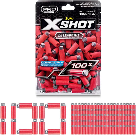 X-Shot Pro 100pk Refill Darts Assorted