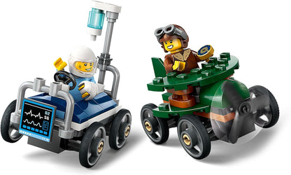 LEGO® | City: Airplane vs. Hospital Bed Race Car Pack (60459)