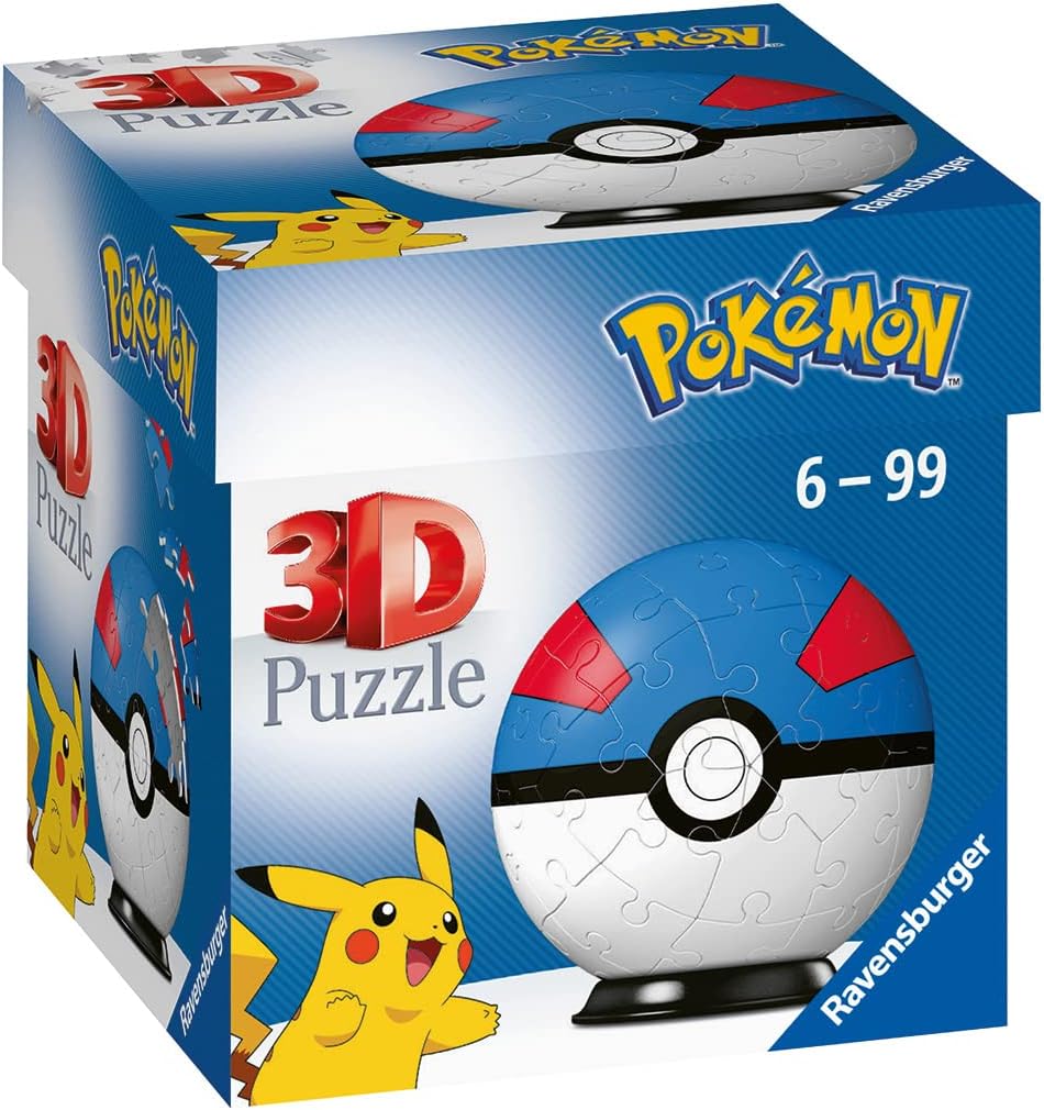 Ravensburger Pokémon Great Ball 54 Piece 3D Puzzle