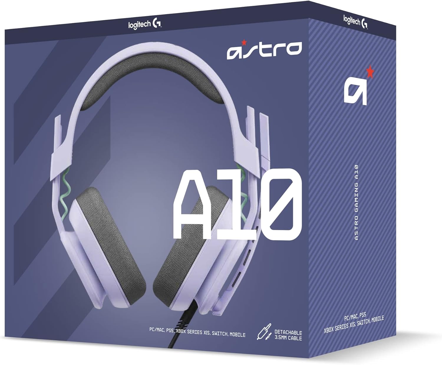 Logitech A10 Astro Gaming Gen 2 Jack 3.5mm White Headset with Microphone