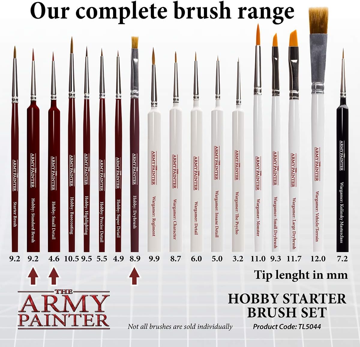 The Army Painter - Hobby Starter Brush Set