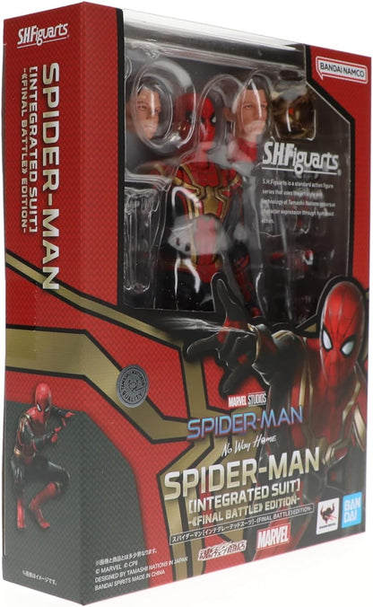 Tamashii Sh Figuarts Marvel Spider-Man No Way Home Spider-Man Final Battle Edition Figure