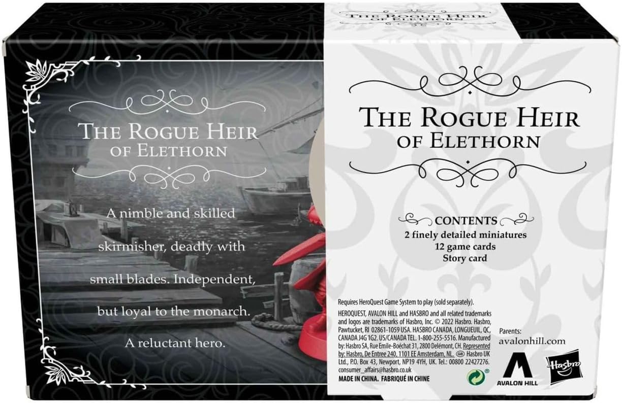 HeroQuest Hero Collection The Rogue Heir of Elethorn Figures