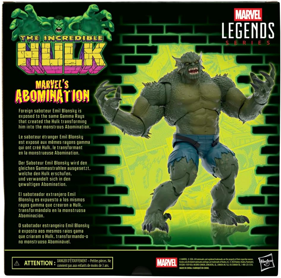 Marvel Legends Series: The Incredible Hulk - Abomination