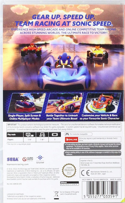 Team Sonic Racing (Nintendo Switch)