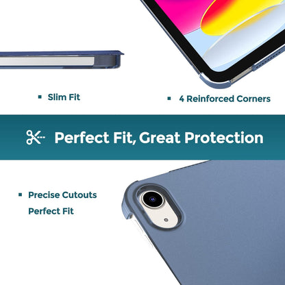 ProCase Navy Blue iPad A16 11th Generation 11 Inch 2025/ iPad 10th Generation 10.9 Inch 2022 Case