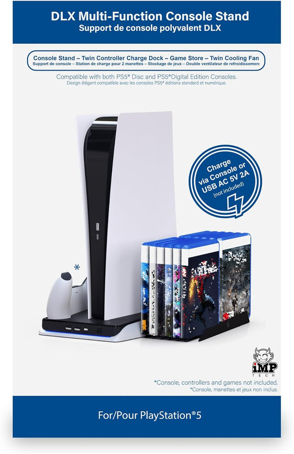 PS5 Multi Function Console Stand + Fan