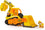 Rubble & Crew Rubble's Barkyard Dlx Bulldozer