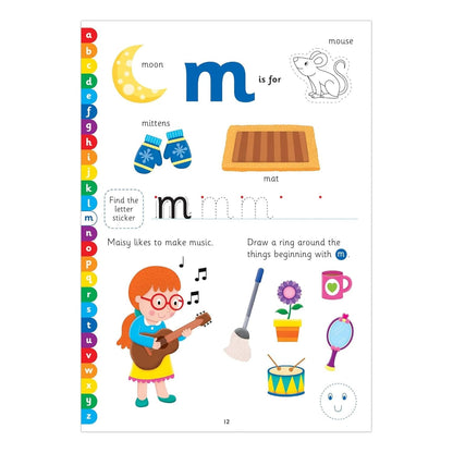 ALPHABET STICKER BOOK