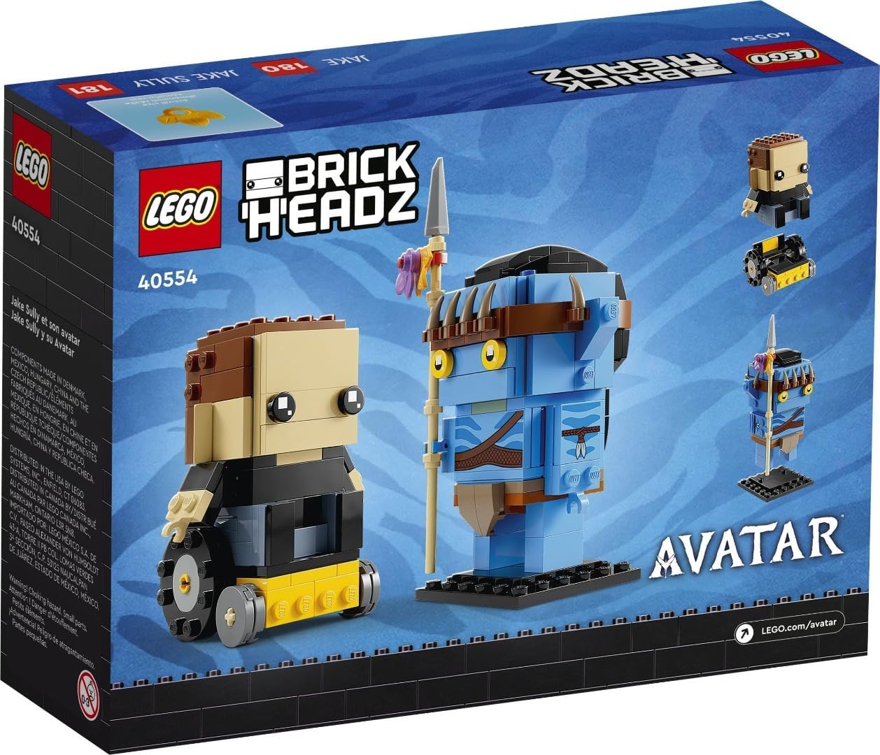 LEGO® | BrickHeadz: Avatar: Jake Sully & his Avatar (40554)