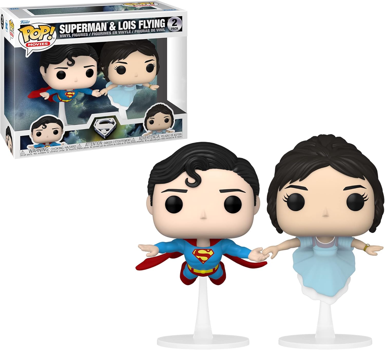 Funko Pop! Movies: DC - Superman & Lois Flying 2-Pack