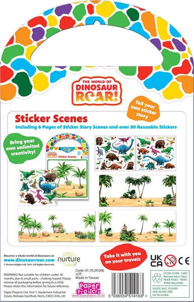 Dinosaur Roar! Sticker Scene Activity Set