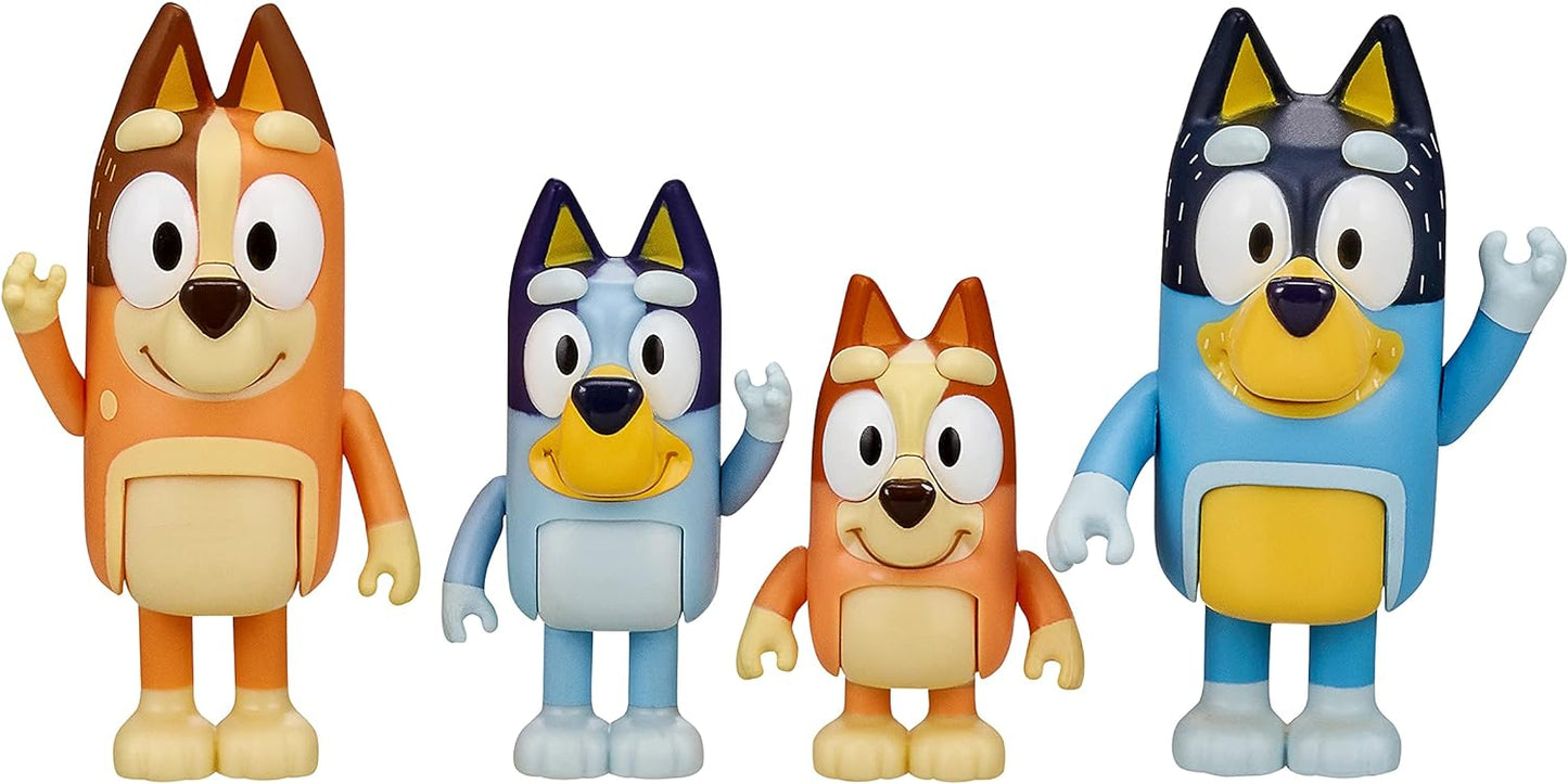 Bluey: Bluey & Family Figure 4 Pack
